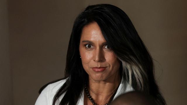 ͼ�������Ӱ͵£�Tulsi Gabbard��������ɫ�����ͺ�ɫ����