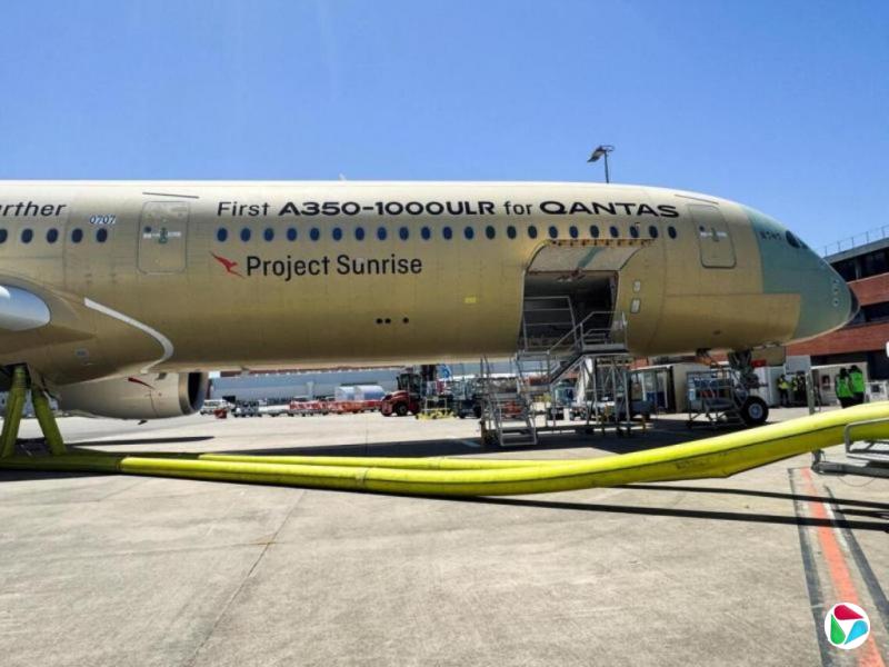 墨尔本直飞法国 空客改装A350创24小时超长飞行纪录