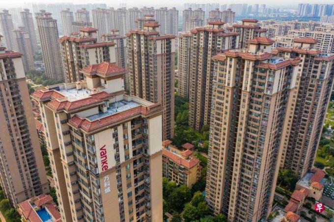 中国房地产股大涨