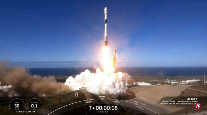 韩国首颗军事间谍卫星发射成功