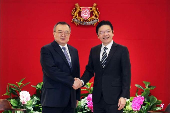 黄循财会见中联部部长刘建超:有信心新中继续巩固双边合作良好势头