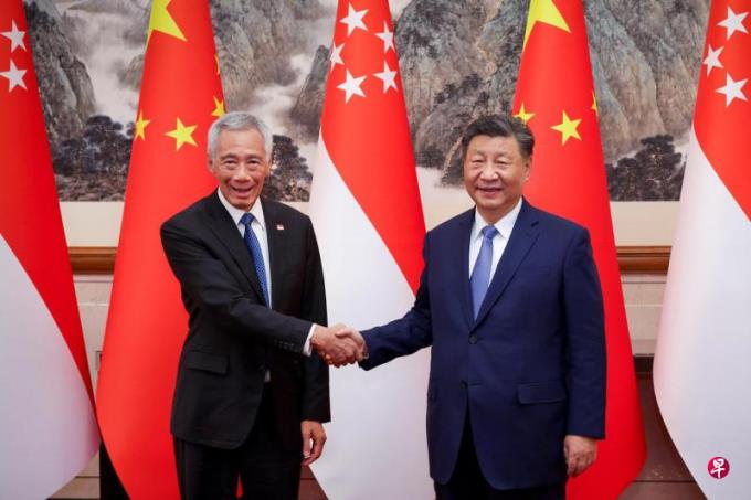 李资政与习近平会谈 肯定新中关系并就地区国际局势交换意见