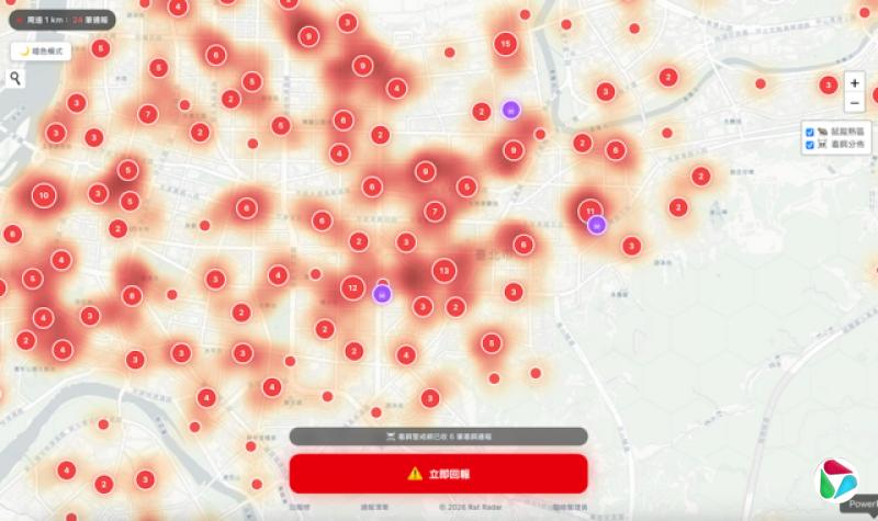 民间有人自制“见鼠地图”