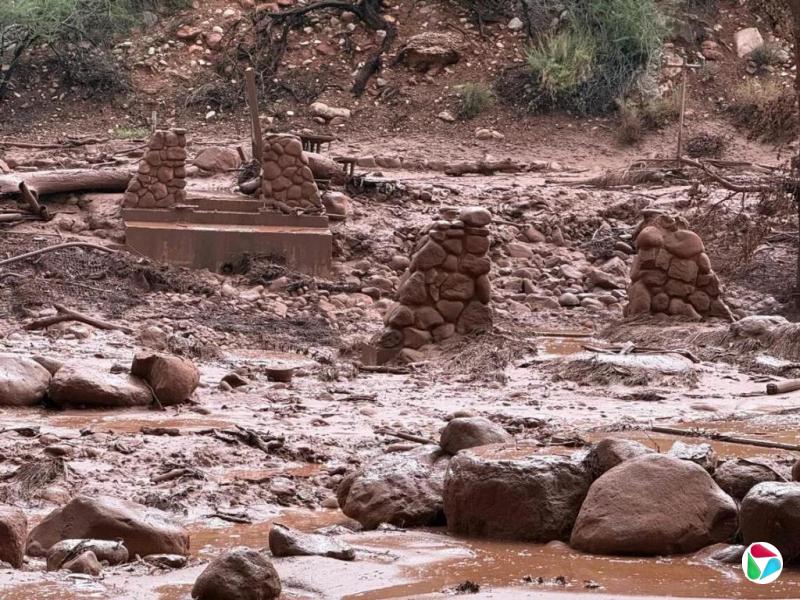 美国大峡谷国家公园突发山洪 超20人失联