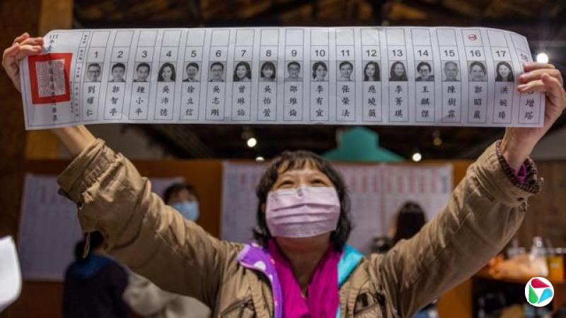 2022年地方选举开票图片