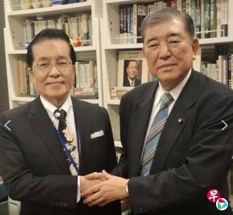 张荣恭访日会石破茂 指国民党两岸路线促台日均无事